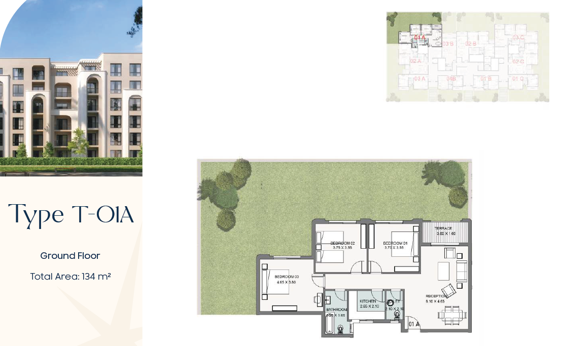 Floor plan for apartment at Talala
