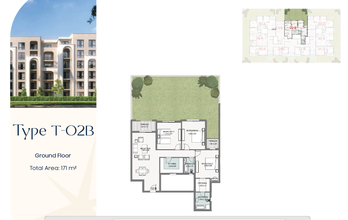 Floor plan for duplex at Talala