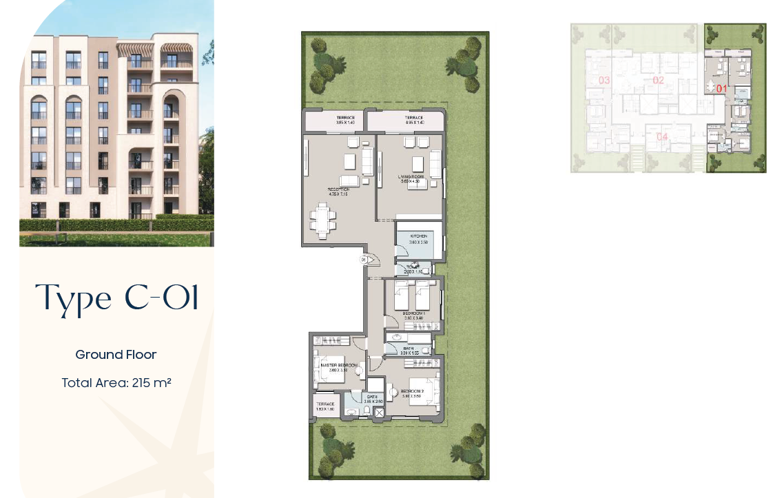 Floor plan for apartment at Talala