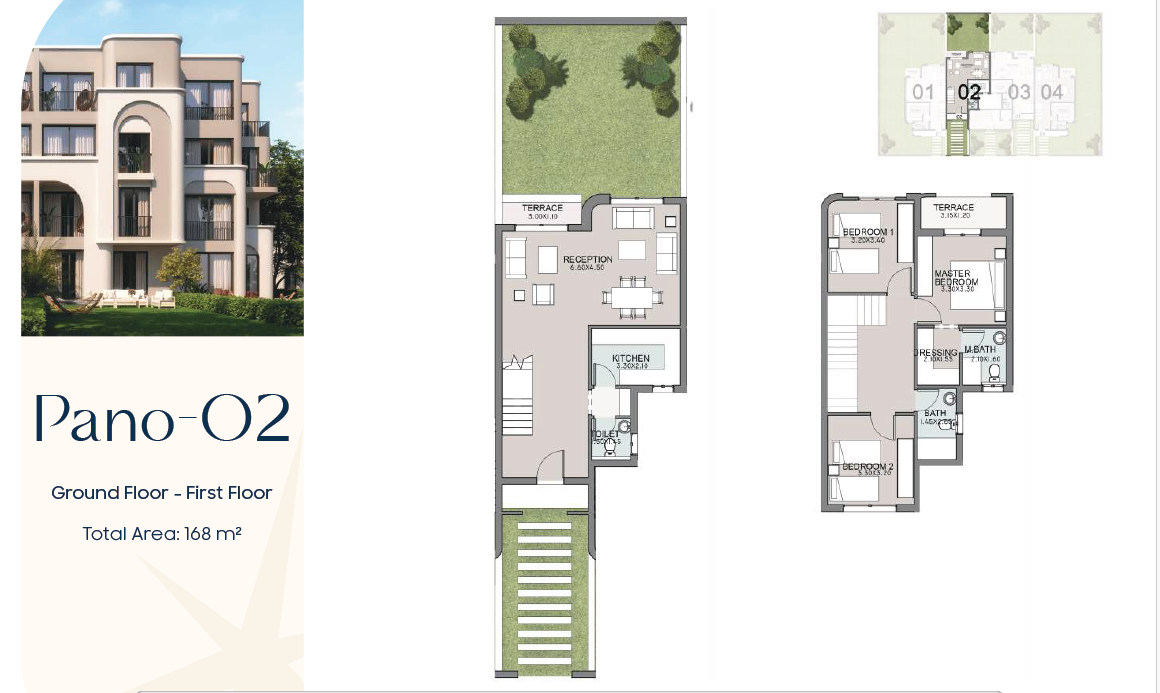 Floor plan for duplex at Talala