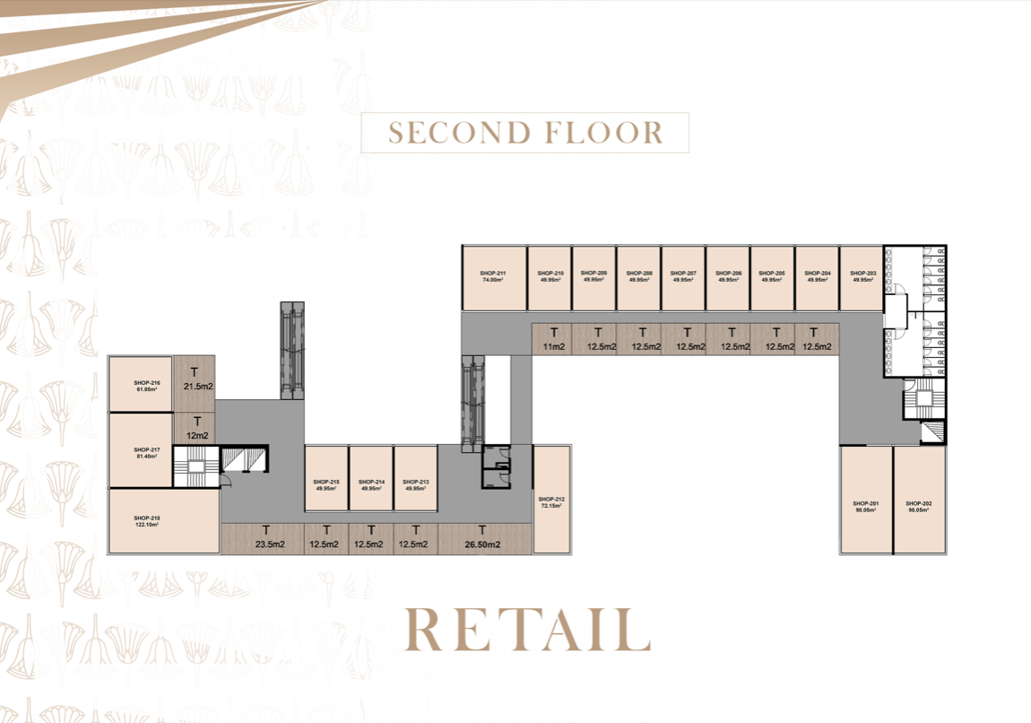 Floor plan for  at Central Iconic Tower Hotel and Residence