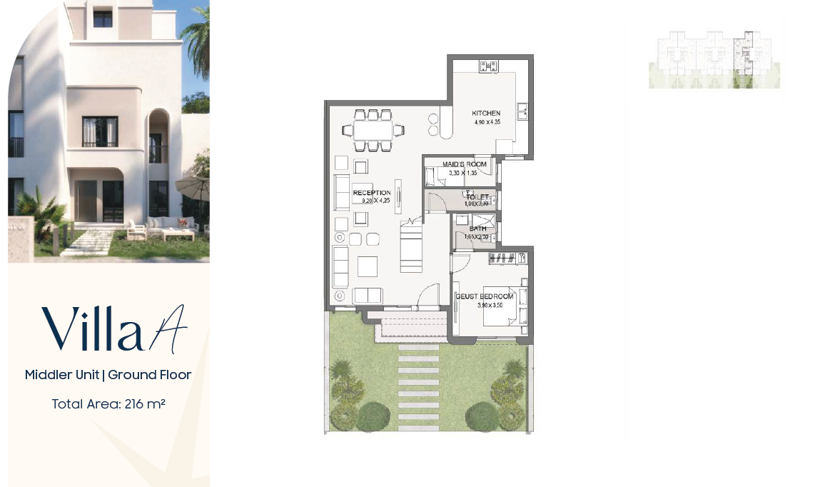 Floor plan for duplex at Talala