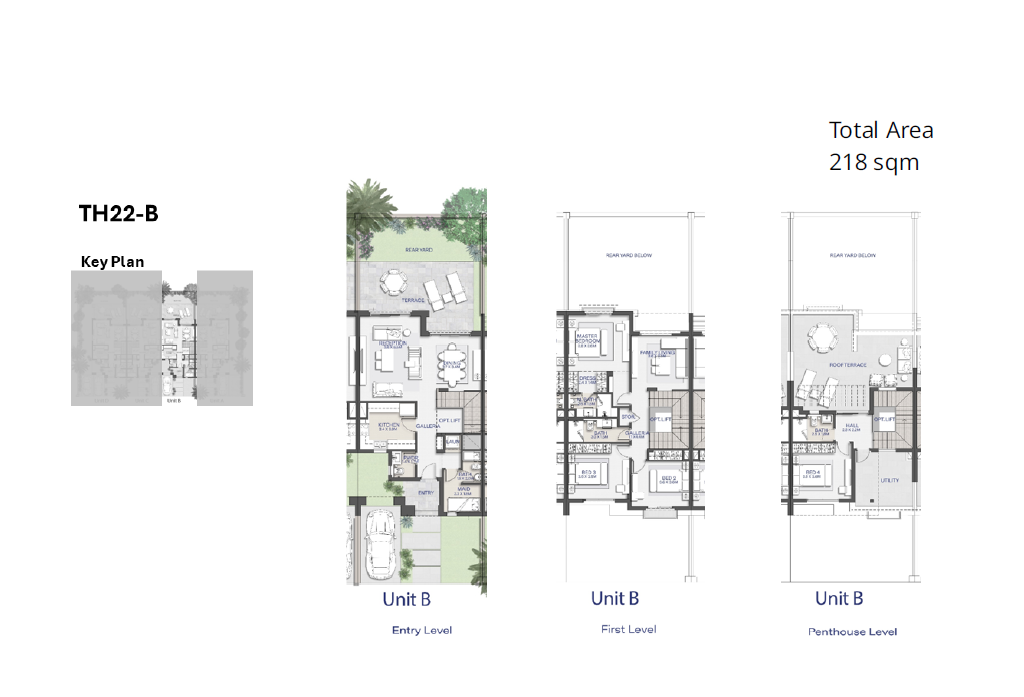 Floor plan for townhouse at Jade Hills - City Gate