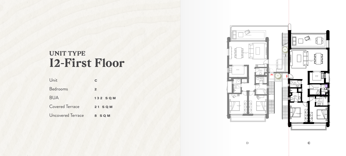 Floor plan for chalet at R3-Oasis