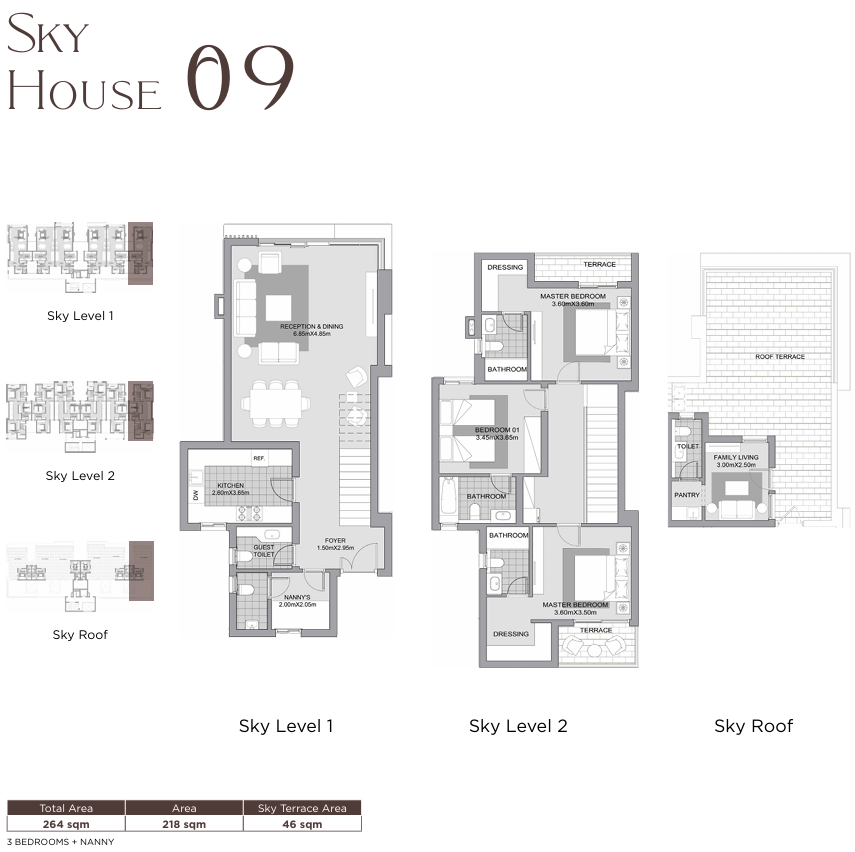 Floor plan for duplex at Karmell New Zayed