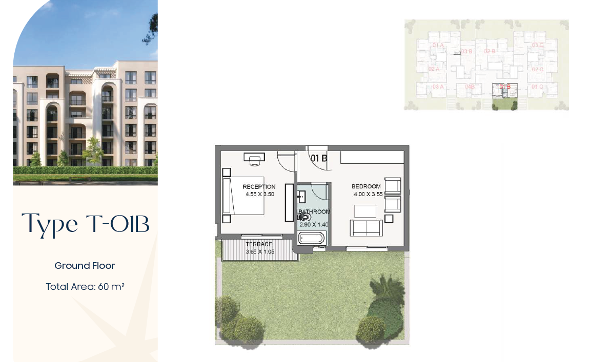 Floor plan for apartment at Talala