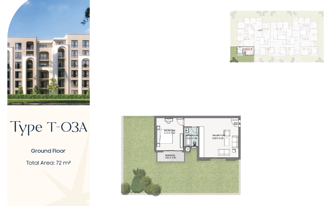 Floor plan for townhouse at Talala