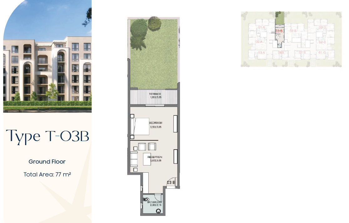 Floor plan for apartment at Talala