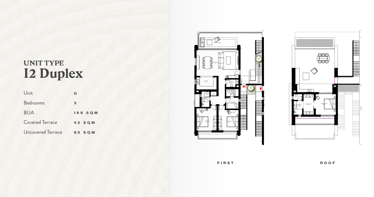 Floor plan for penthouse at R8-Breeze