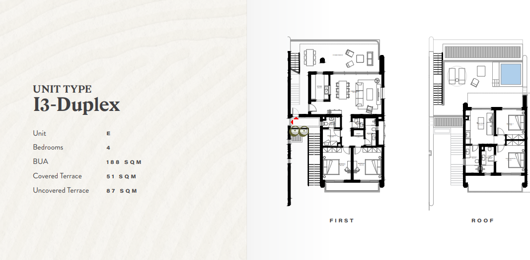 Floor plan for penthouse at R3-Oasis