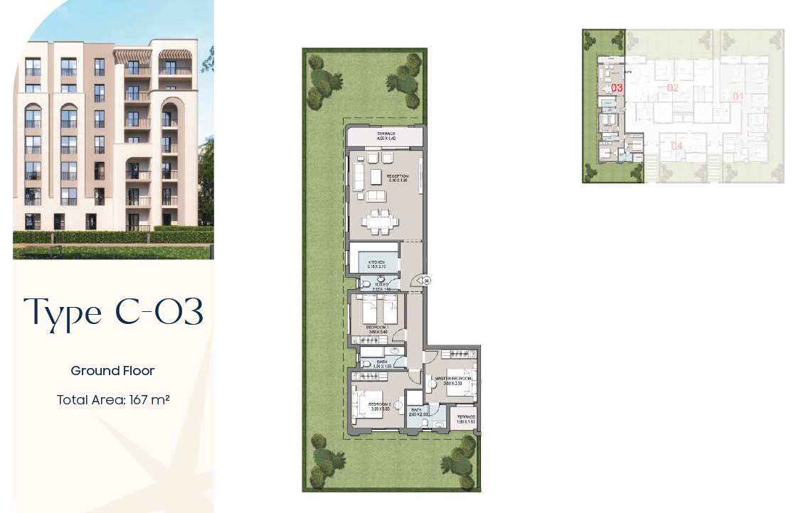 Floor plan for apartment at Talala