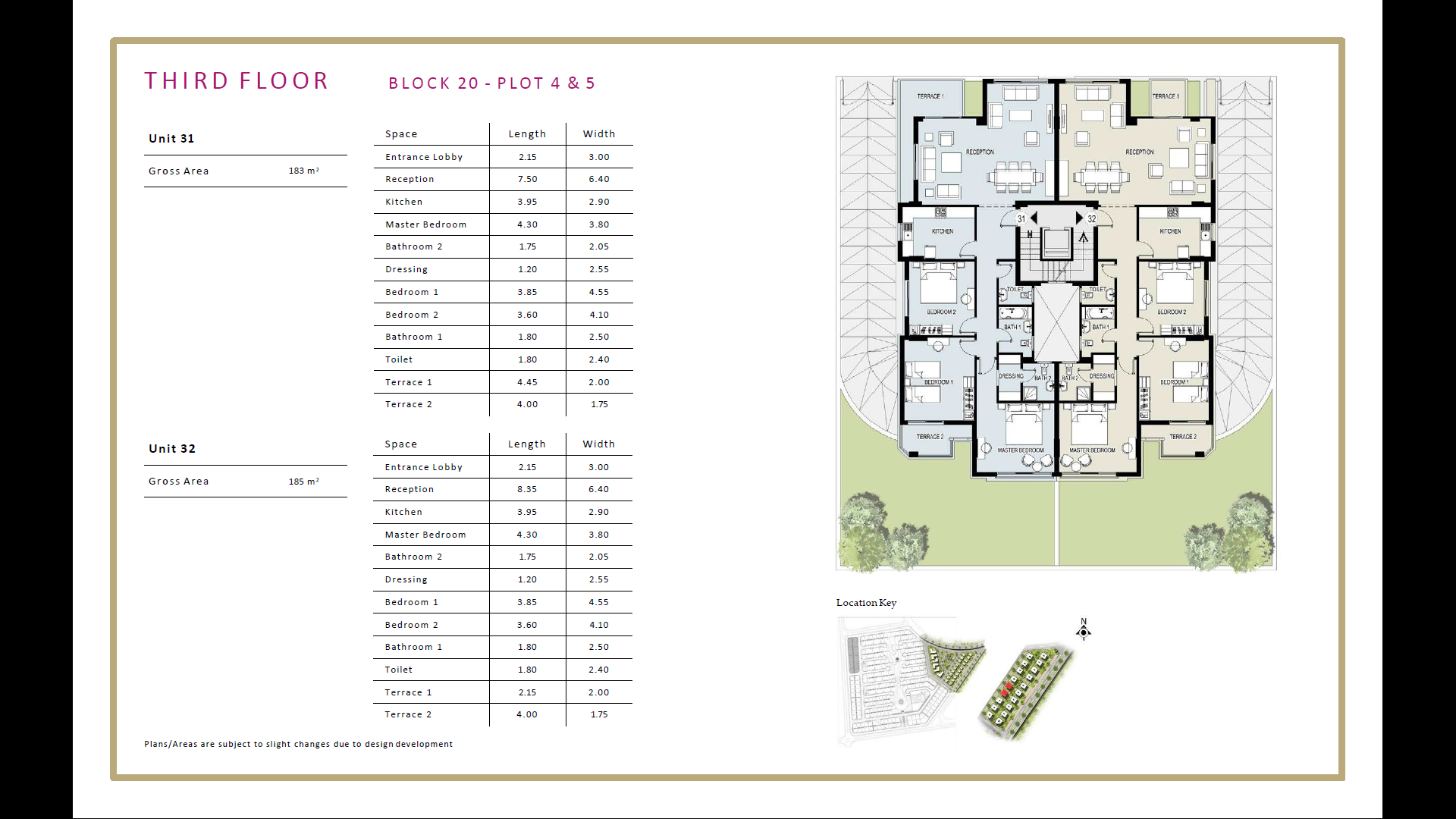 Floor plan for apartment at Taj City