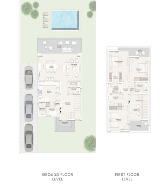 Floor plan for villa at Cairo Gate