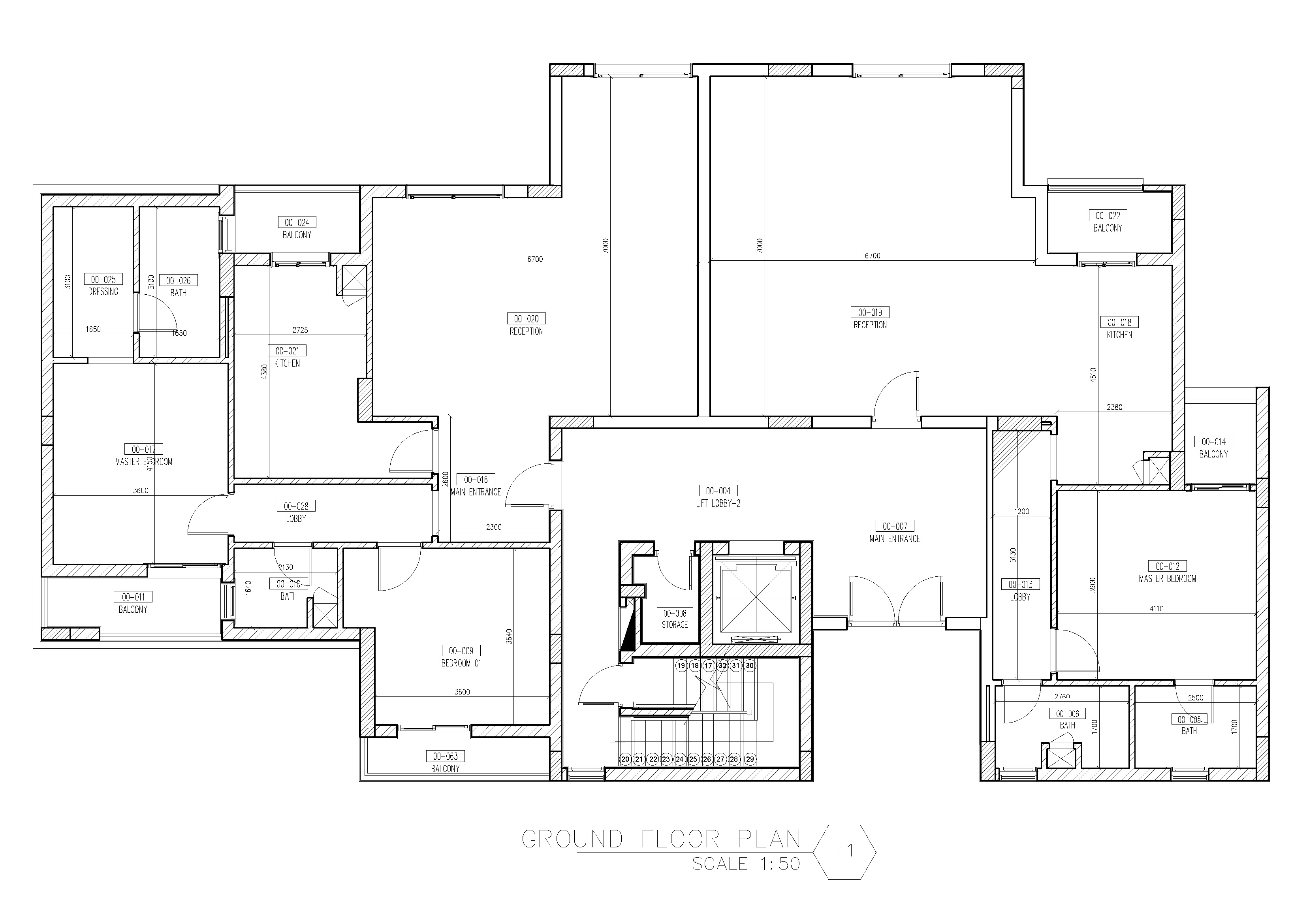 Floor plan for apartment at W signature