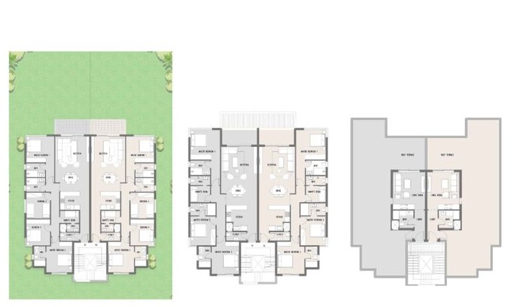 Floor plan for chalet at Hacienda Waters