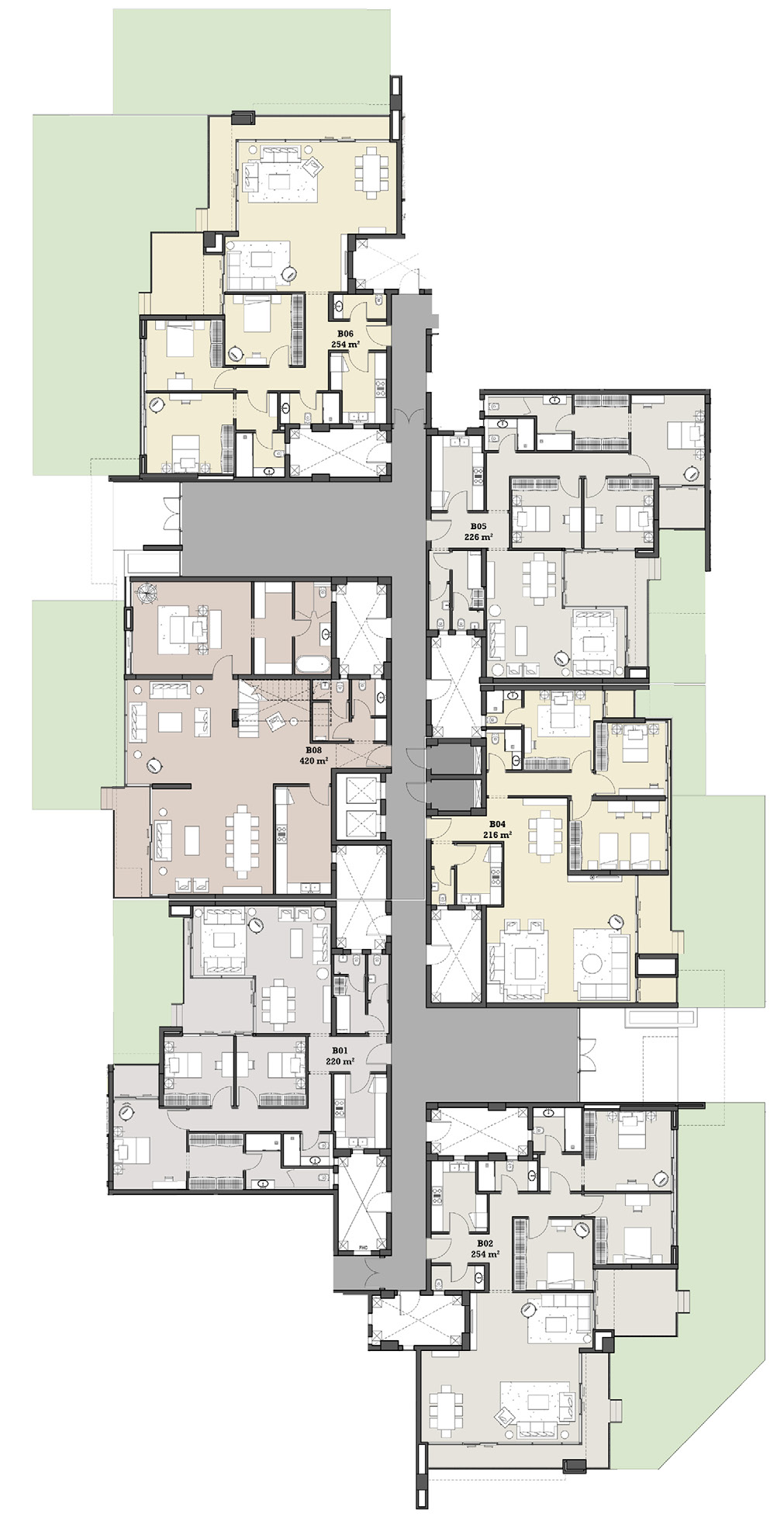 Floor plan for apartment at The View Waterway
