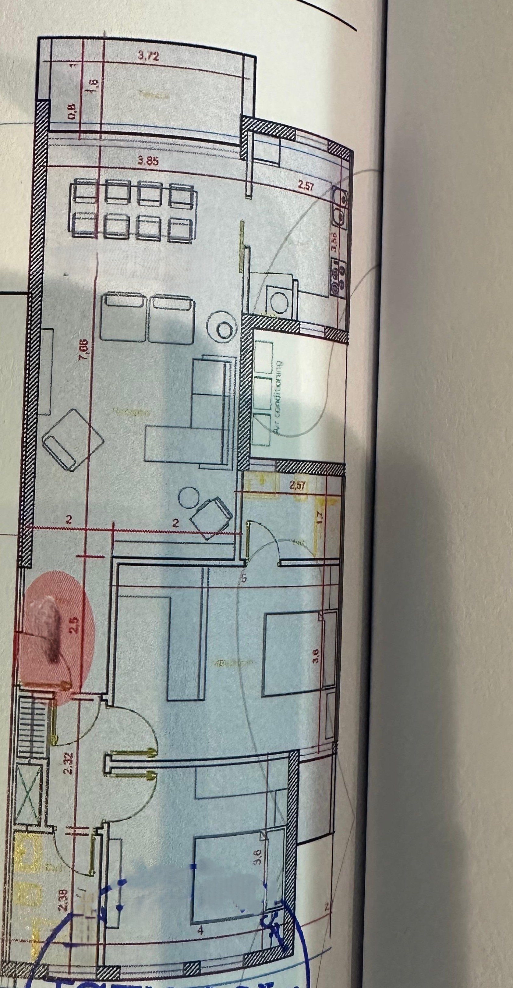 Floor plan for apartment at Bloomfields