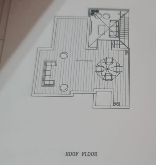 Floor plan for duplex at Plage