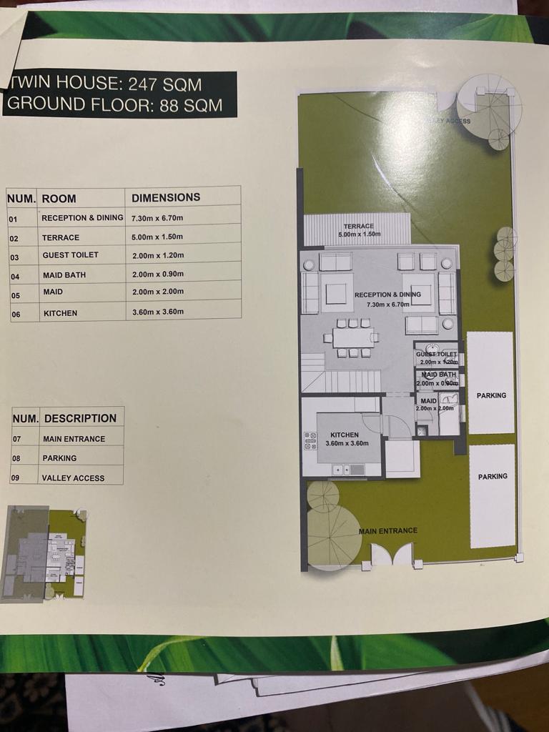 Floor plan for  at Il Bosco New Capital