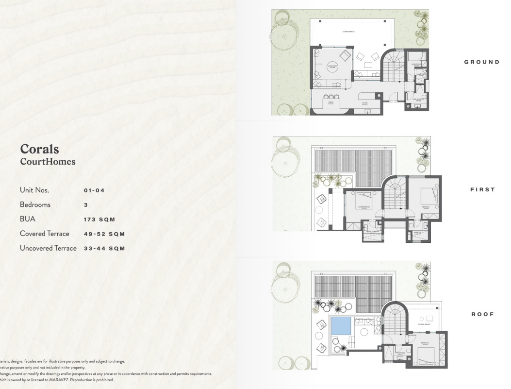Floor plan for townhouse at R2-The Town