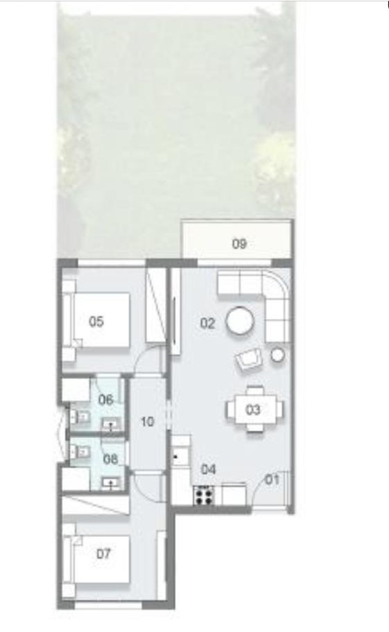 Floor plan for chalet at Lyv Caesar - Ras El Hekma