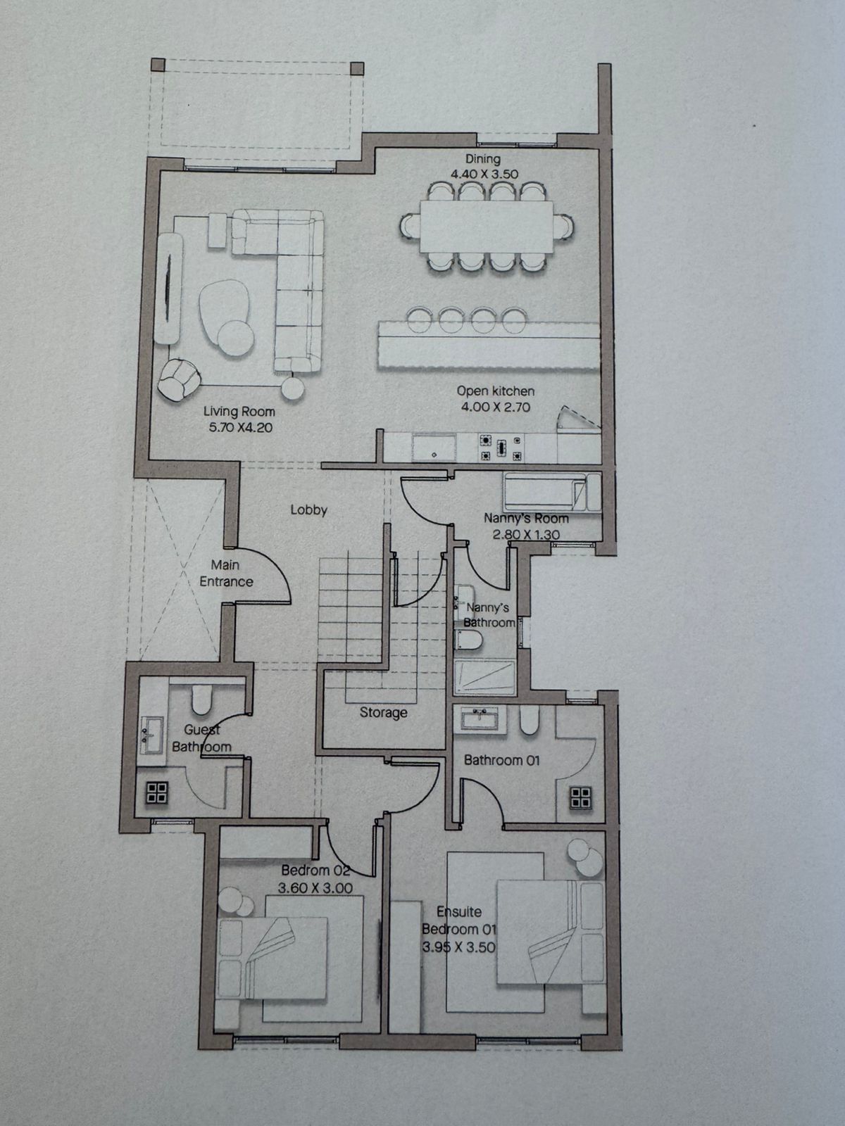Floor plan for  at Ogami Ras El Hekma