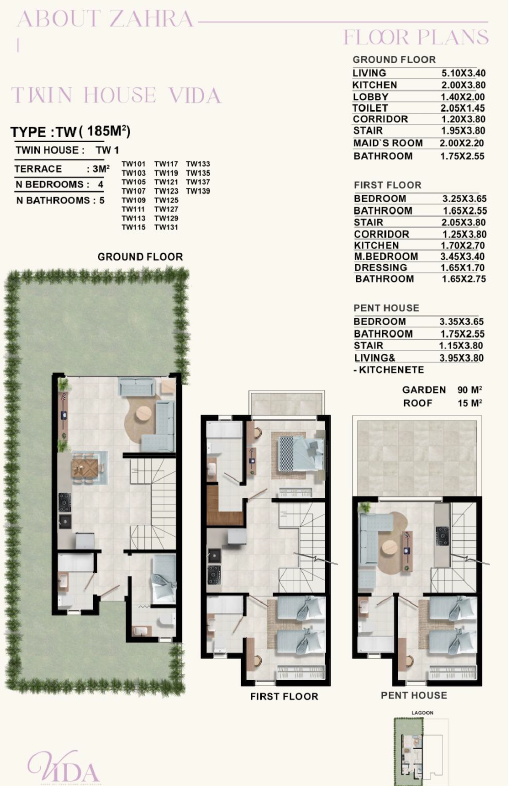 Floor plan for  at Zahra Morshedy Group