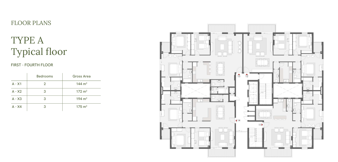Floor plan for apartment at One33-Phase Two
