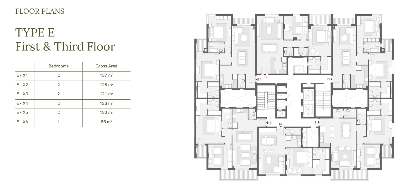 Floor plan for apartment at One33-Phase One