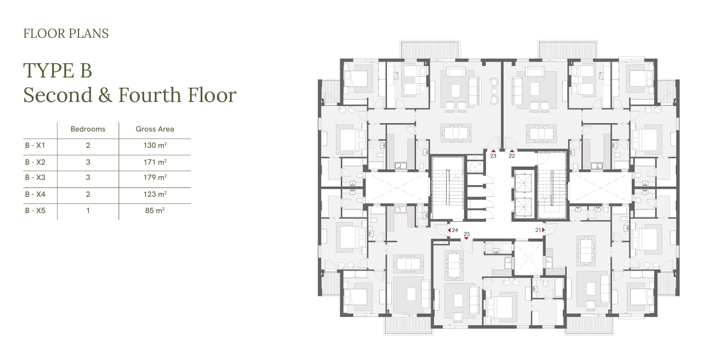 Floor plan for apartment at One33-Phase One
