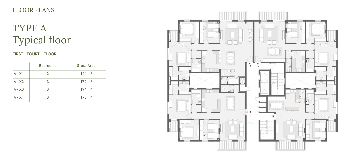 Floor plan for apartment at One33-Phase One