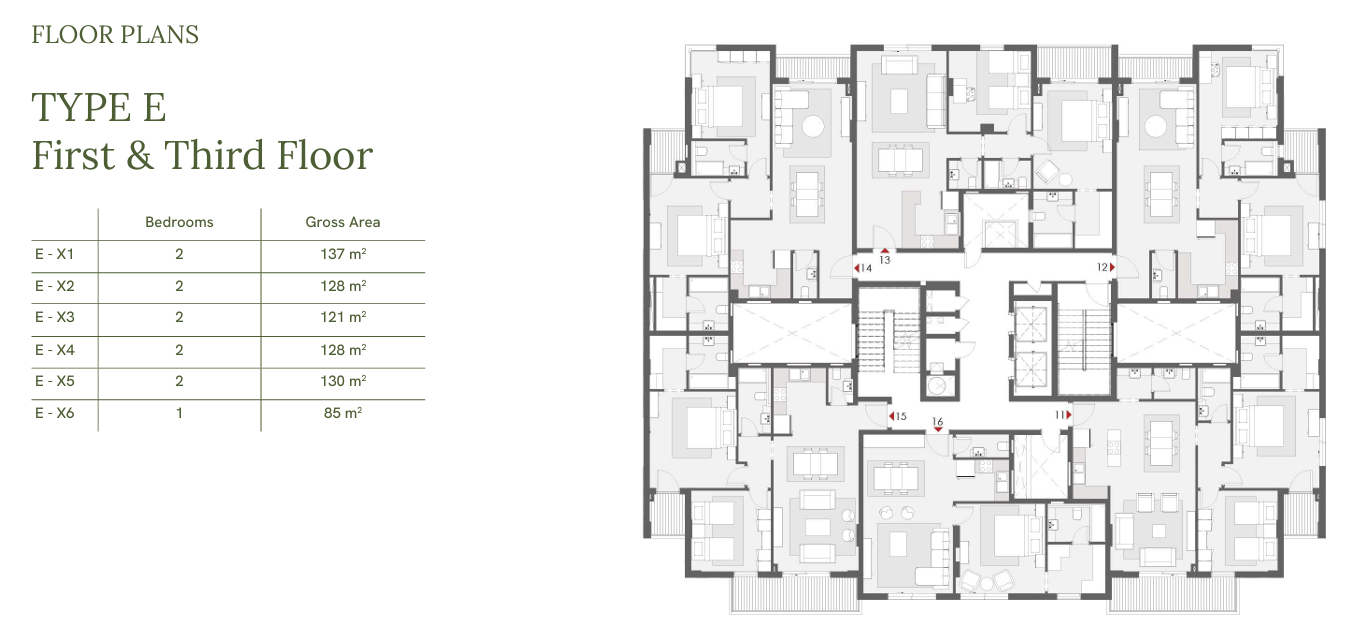 Floor plan for apartment at One33-Phase One