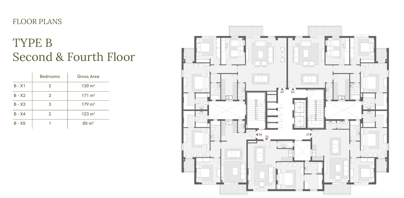 Floor plan for apartment at One33-Phase One