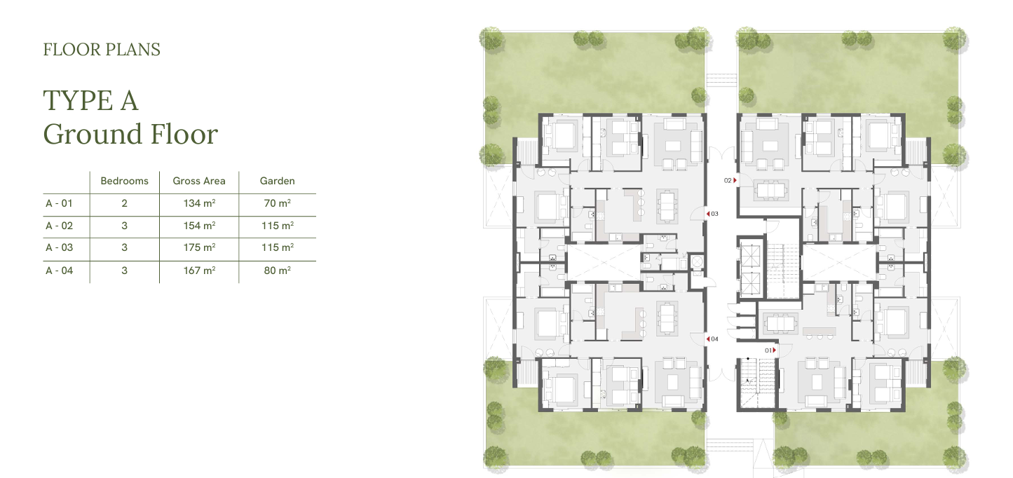Floor plan for apartment at One33-Phase One