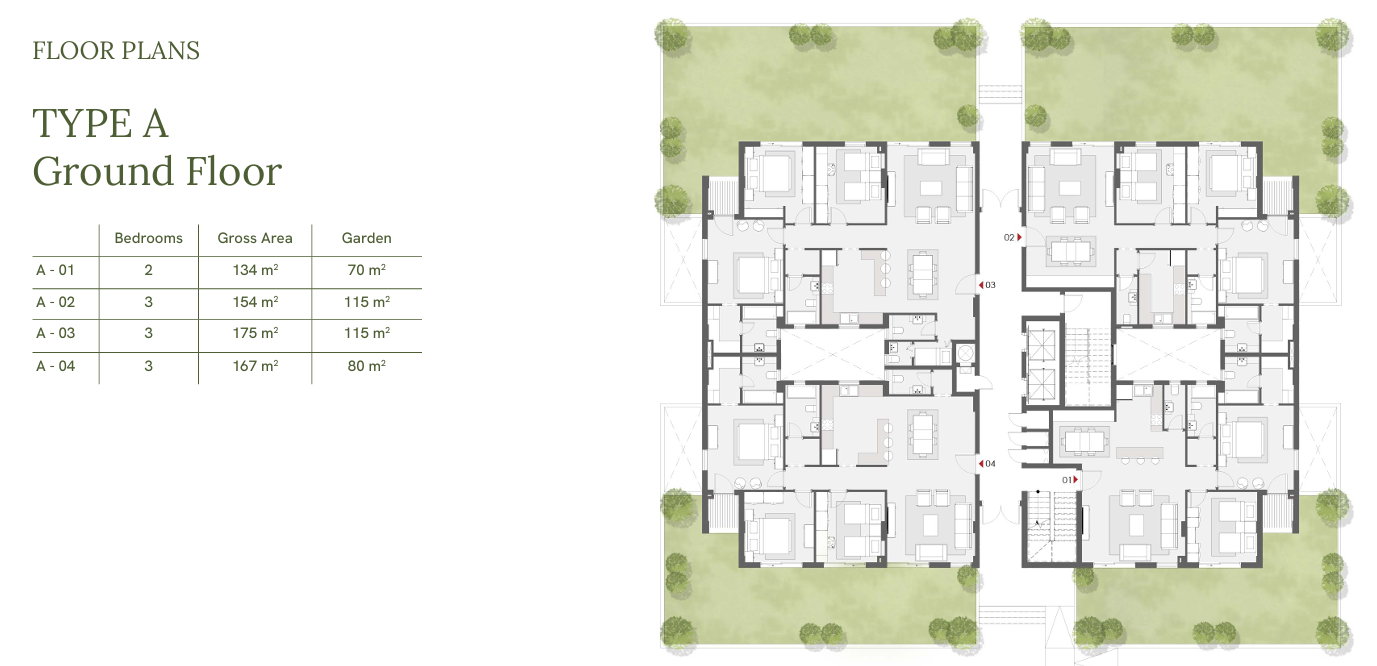 Floor plan for apartment at One33-Phase One