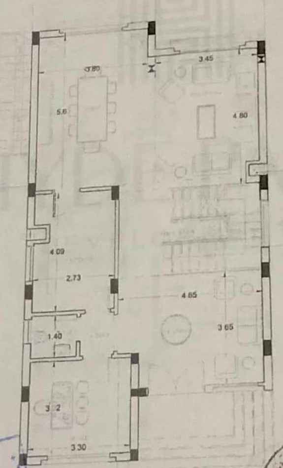 Floor plan for villa at Hyde Park