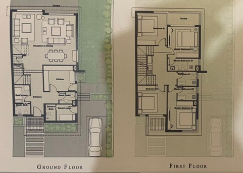 Floor plan for villa at PX