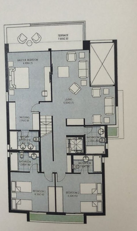 Floor plan for villa at O West Orascom