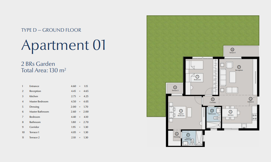 Floor plan for apartment at Bluetree