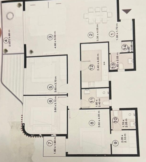 Floor plan for apartment at The Islands