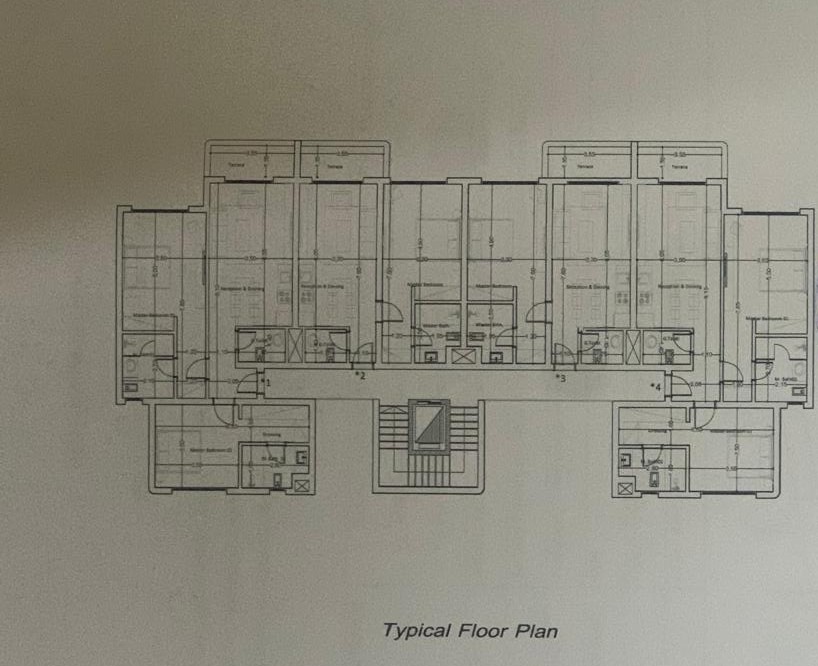 Floor plan for chalet at Hacienda Waters