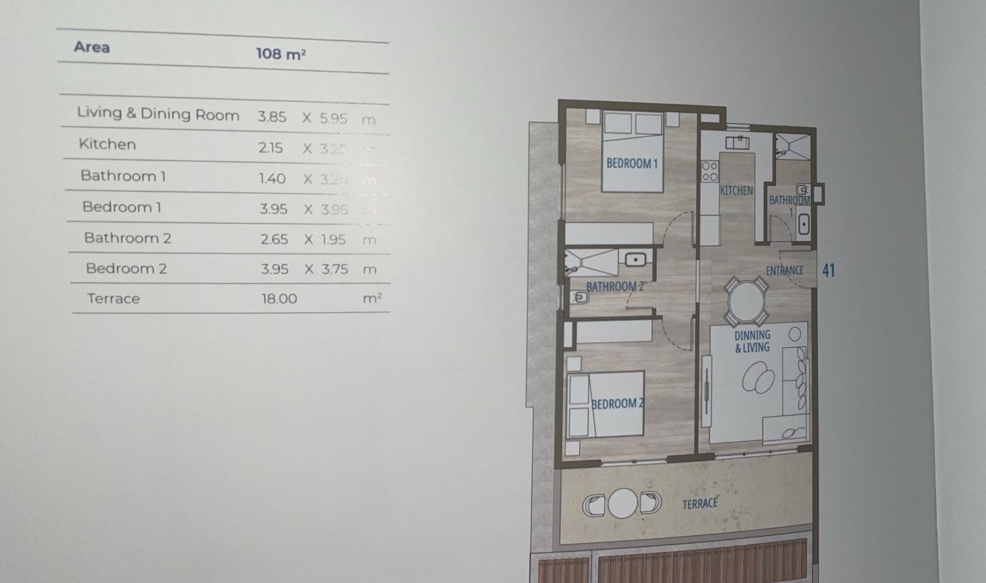 Floor plan for chalet at Southmed