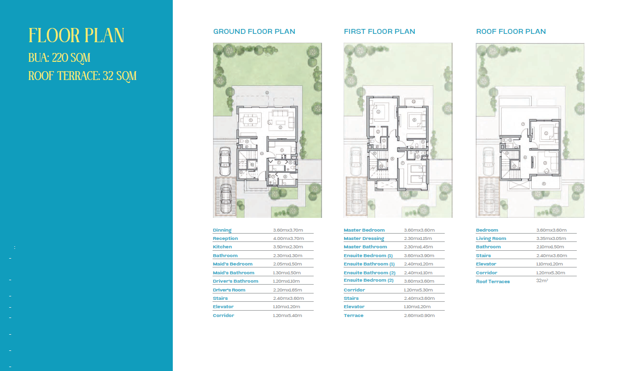 Floor plan for villa at The Valleys
