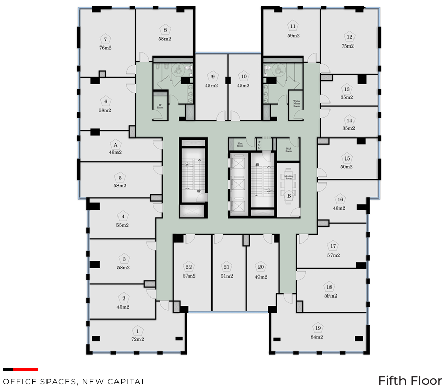 Floor plan for  at Obex