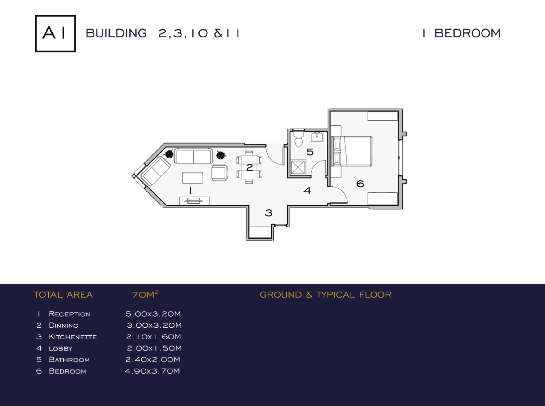 Floor plan for apartment at Eclat