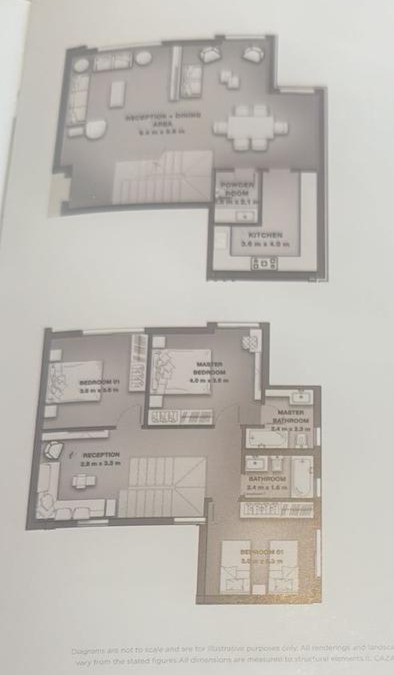 Floor plan for duplex at Creektown