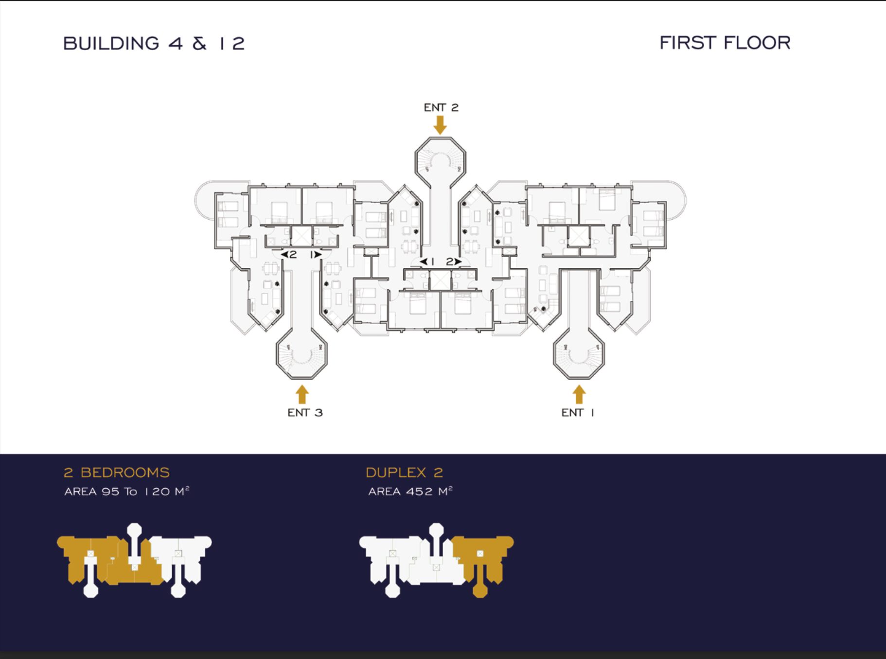Floor plan for apartment at Eclat