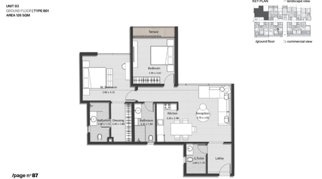 Floor plan for apartment at Nmq