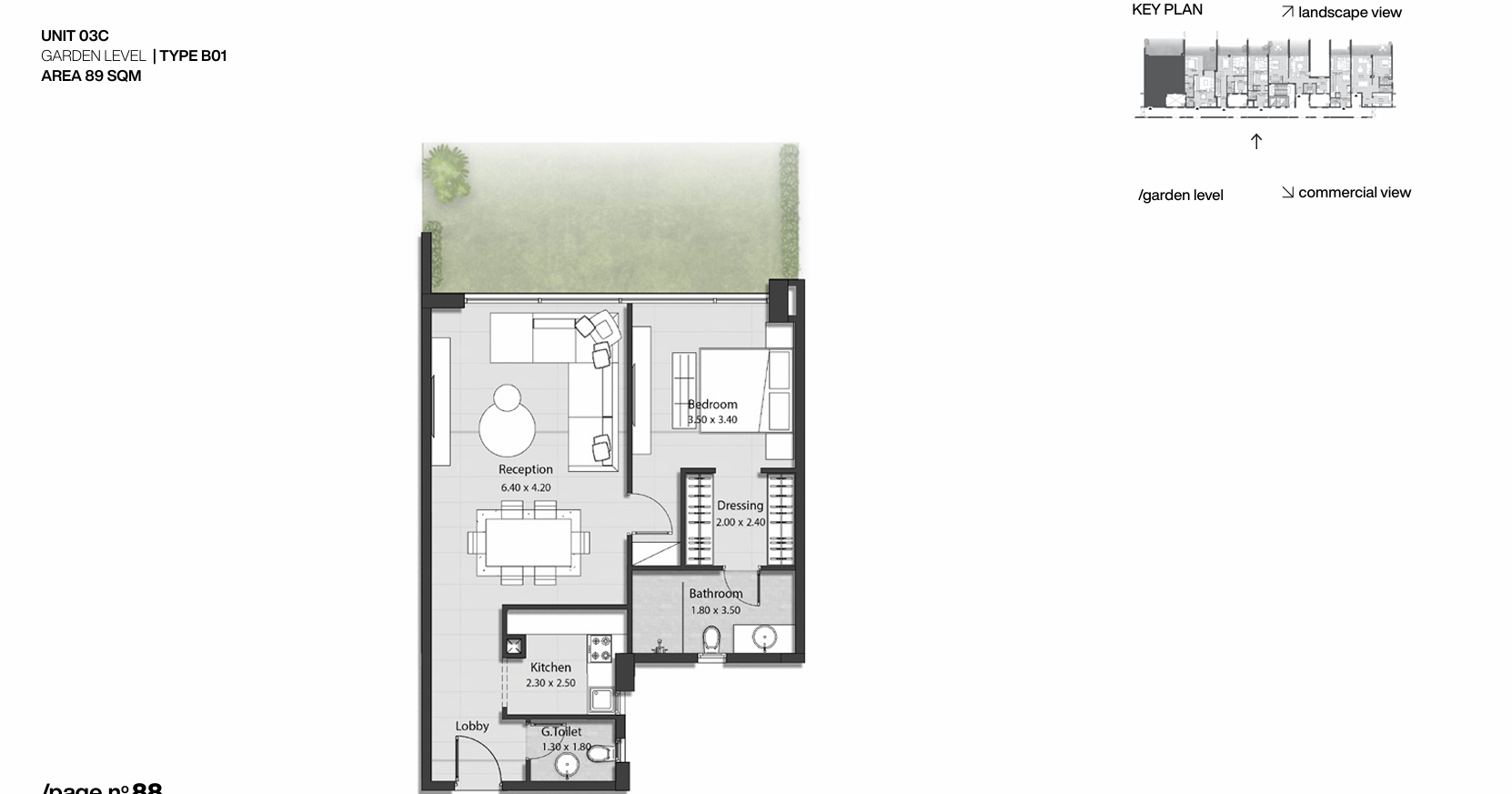 Floor plan for apartment at Nmq