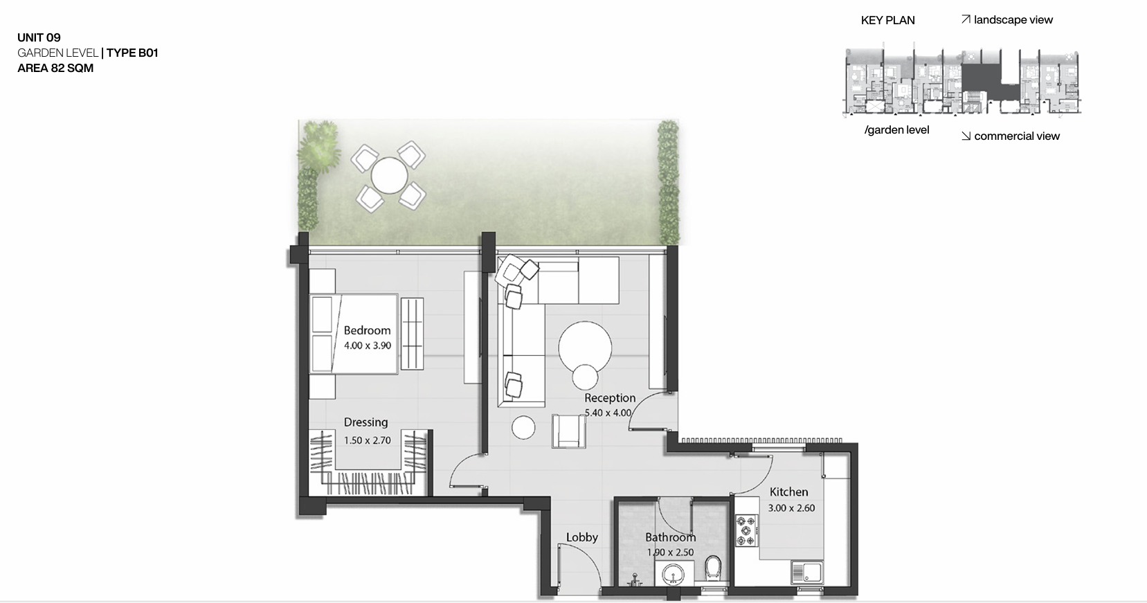 Floor plan for apartment at Nmq